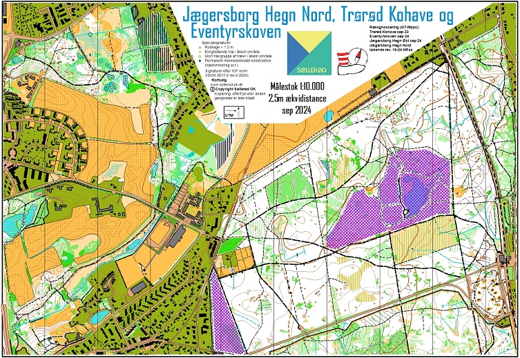 Jægersborg Hegn nord, Trørød Kohave og Eventyrskoven 56%